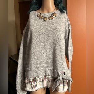 IZOD Layered Sweatshirt size Large